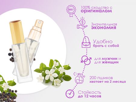 Духи  Black Pepper & Amber, Neroli, 6 ml (сходство с ароматом 100%)