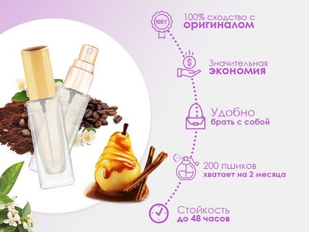 Духи Yves Saint Laurent Black Opium, 6 ml (сходство с ароматом 100%)