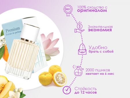 Духи Trussardi Donna, 30 ml (сходство с ароматом 100%)