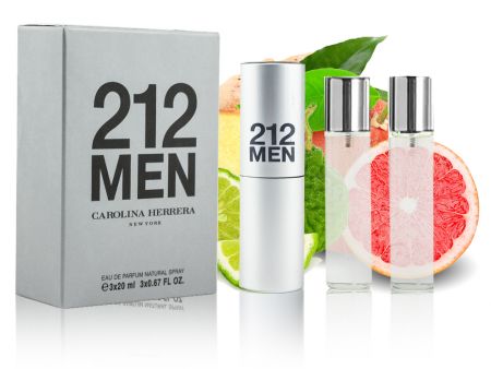 Carolina Herrera 212 Men, Edp, 3x20 ml (муж)