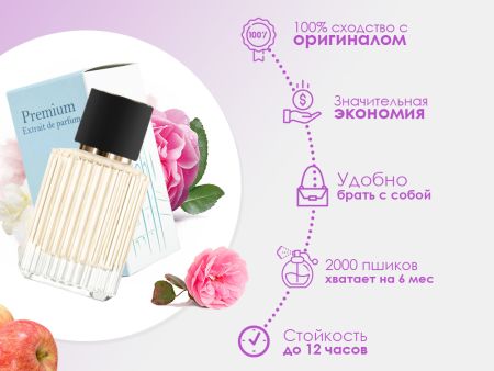 Духи Lacoste Pour Femme, 30 ml (сходство с ароматом 100%)