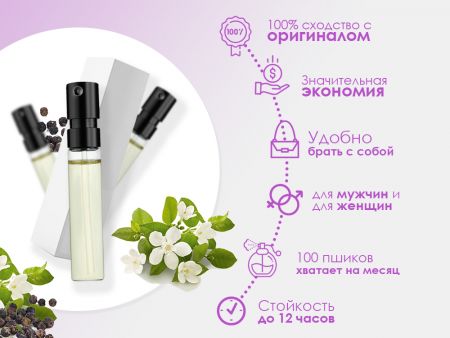 Духи Black Pepper & Amber, Neroli, 2 ml (сходство с ароматом 100%)