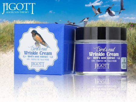 Jigott Антивозрастной крем с экстрактом ласточкиного гнезда (4087), 70 ml