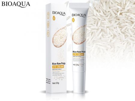 Крем для кожи вокруг глаз с экстрактом риса Bioaqua Rice Raw Pulp Eye Cream, 20 ml