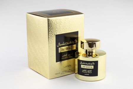 Lattafa Confidential Private Gold, Edp, 100 ml (ОАЭ ОРИГИНАЛ)