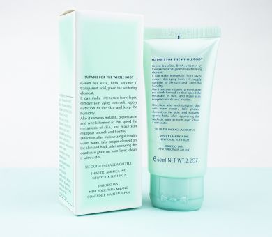 Пилинг для лица Shiseido Green Tea, 60 ml