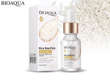 Сыворотка для лица с экстрактом риса и гиалуроном Bioaqua Rice Raw Pulp Essence, 15 ml