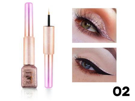 Стойкая цветная подводка Karite Glitter Eyeliner, тон 02