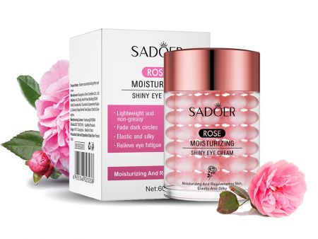 Увлажняющий крем для кожи вокруг глаз с Розой Sadoer Rose Moisturizing Shiny Eye Cream, 60 г